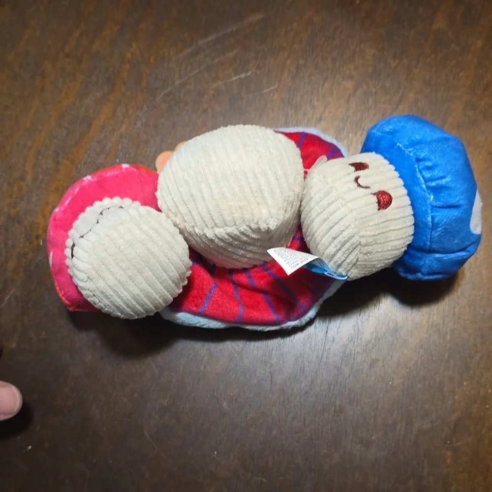 BarkAlices Magic Mushrooms  Red and Blue Dog Toys‎ NWT Size XS-S 0-20 Pounds